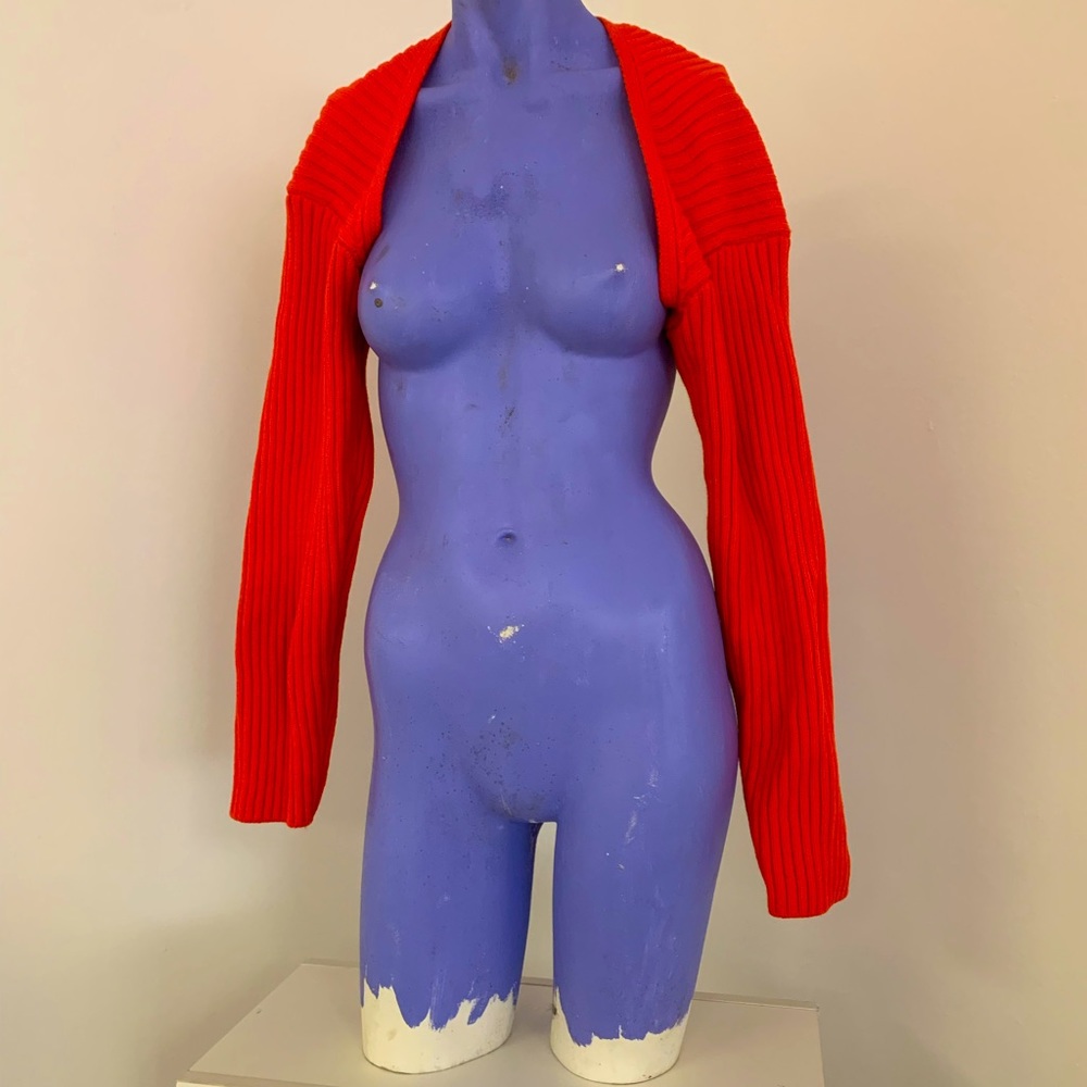 Bright Orange Shrug